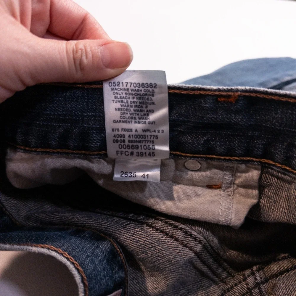 Levi's 569 Loose Straight Jeans Mens 34x32 Blue Good Y2K Baggy Denim